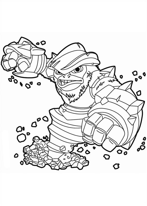 Grilla Drilla Coloring Page - Free Printable Coloring Pages for Kids