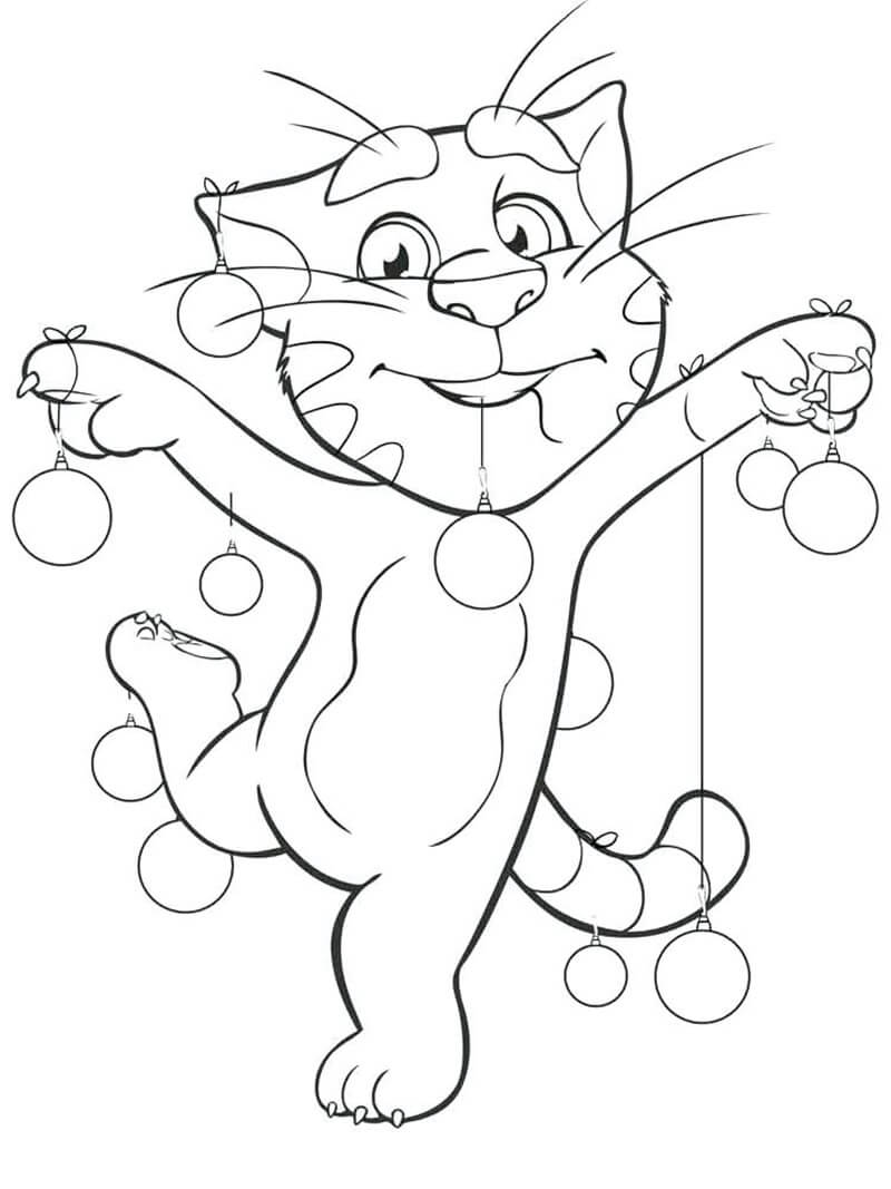 Dancing Talking Tom Coloring Page Free Printable Coloring Pages For Kids