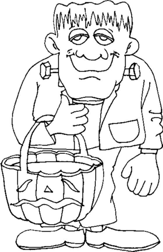 Frankenstein Coloring Pages Free Printable Coloring Pages for Kids