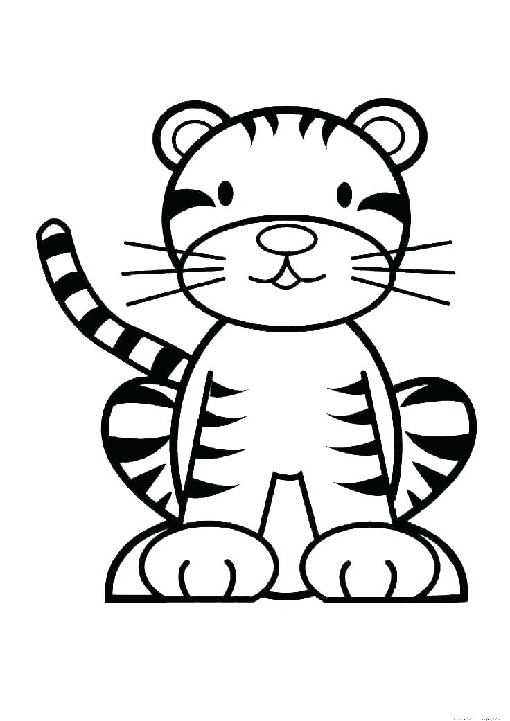 cute tiger coloring page free printable coloring pages for kids
