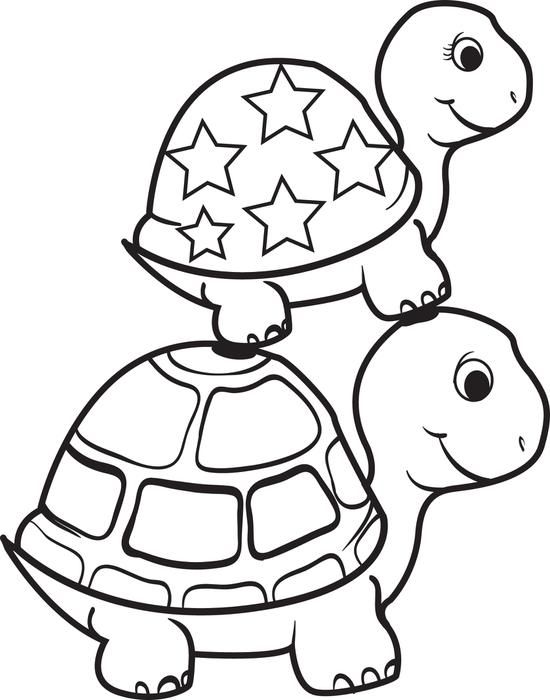 brother turtles coloring page  free printable coloring