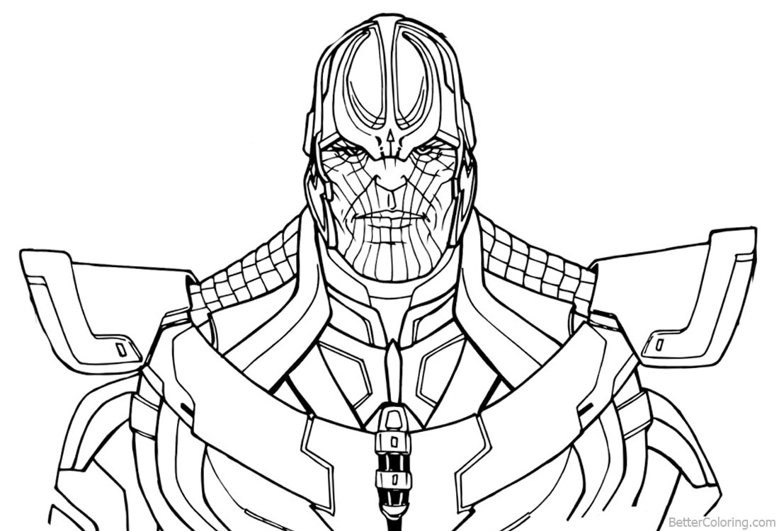 thanos coloring pages free printable coloring pages for kids