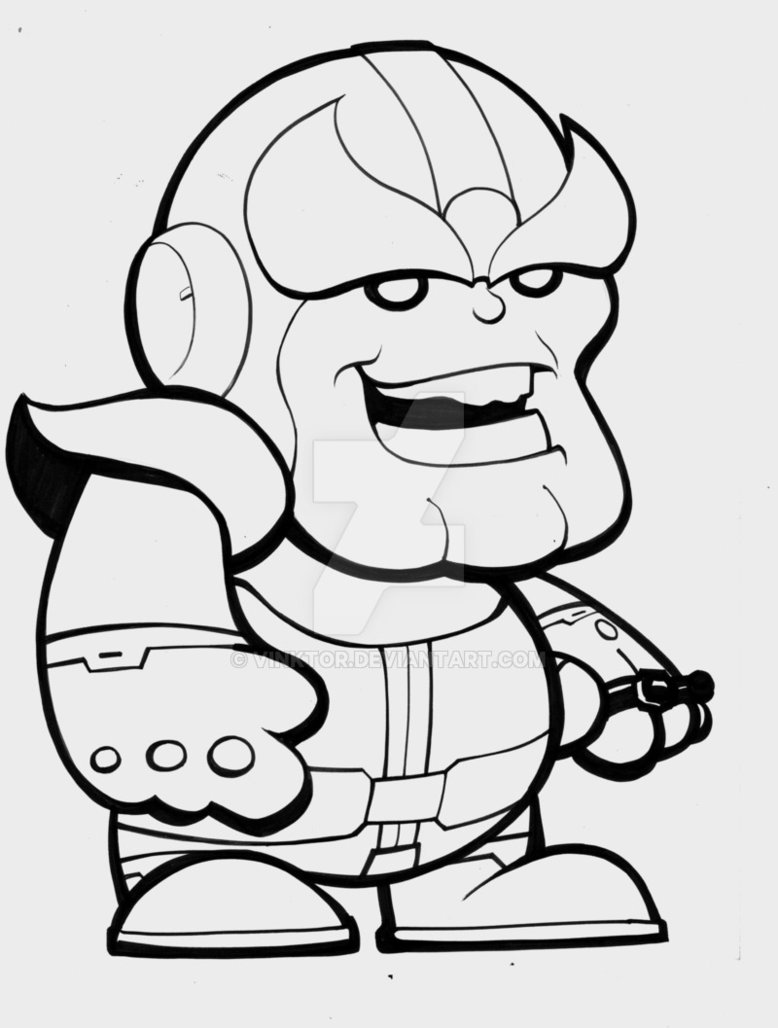 Thanos Coloring Pages - Free Printable Coloring Pages for Kids