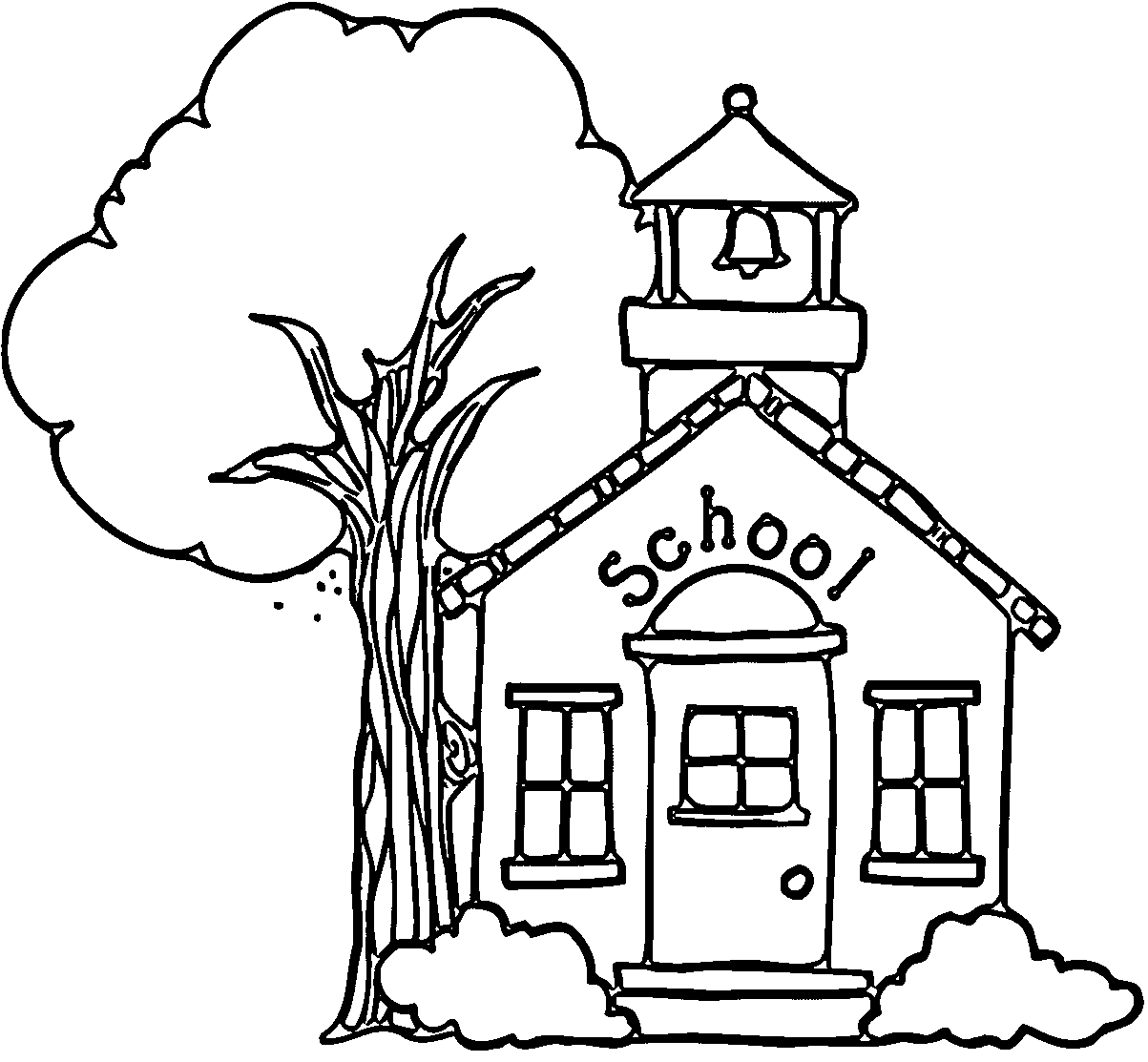 easy-school-coloring-pages