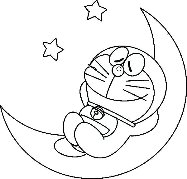 Doraemon Sleeping Coloring Page Free Printable Coloring Pages For Kids