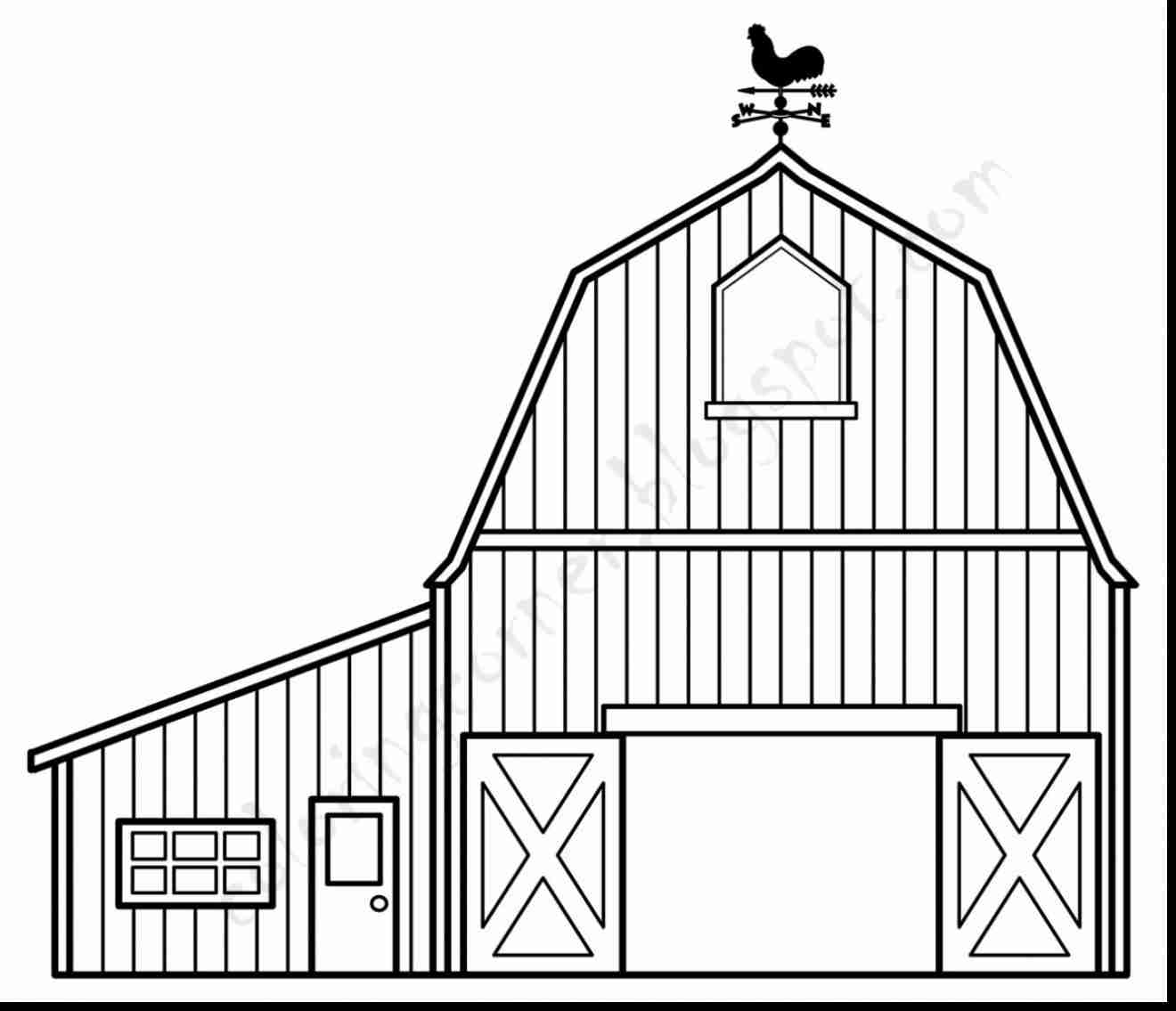 Barn Coloring Pages - Free Printable Coloring Pages for Kids