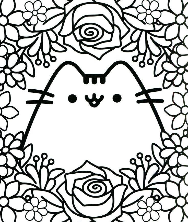 Pusheen Coloring Pages Free Printable Coloring Pages For Kids