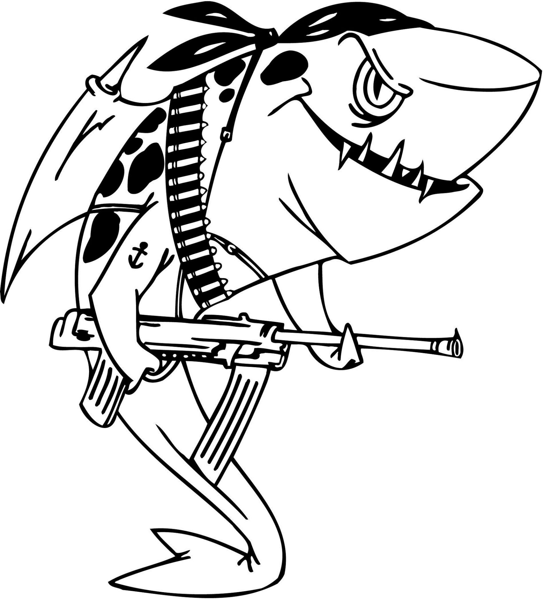 Download Shark Coloring Pages - Free Printable Coloring Pages for Kids