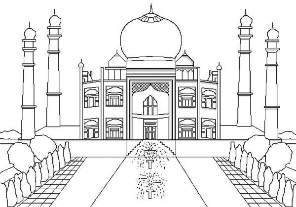 india coloring pages for kids