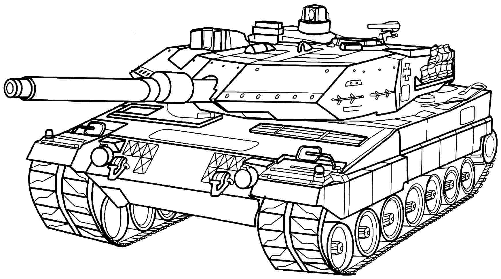 Army Tank Coloring Page Free Printable Coloring Pages For Kids