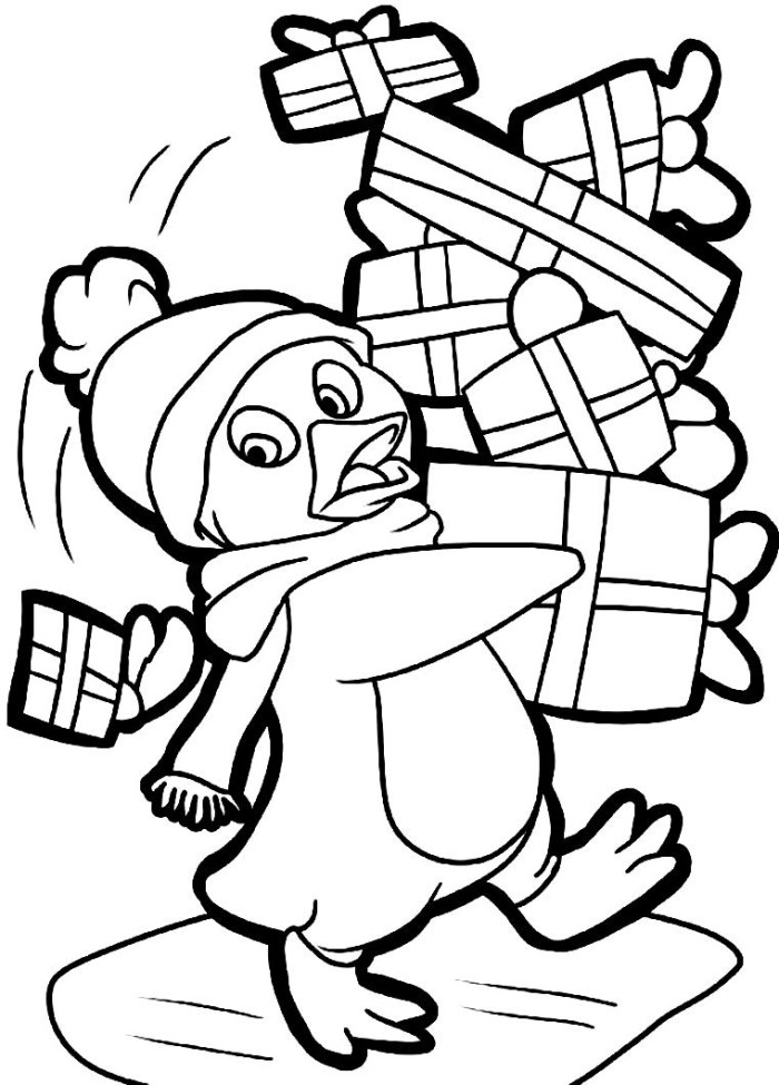 christmas list coloring pages