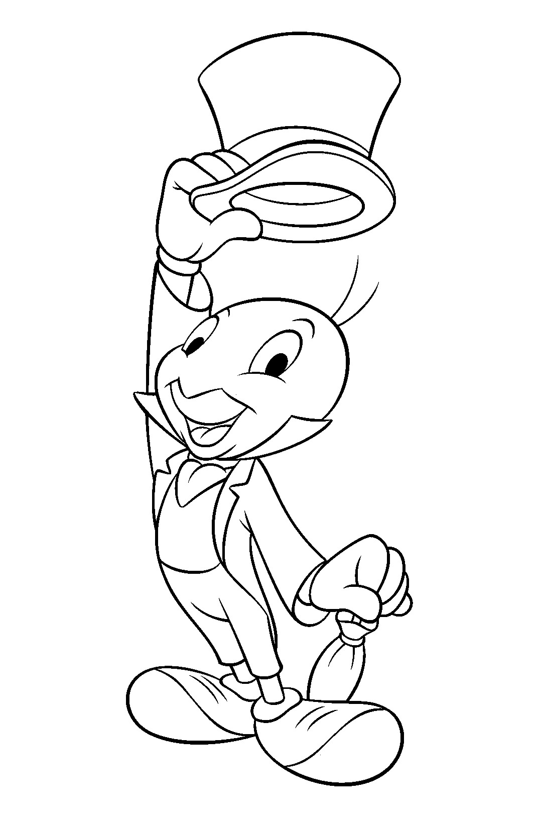 Jiminy Cricket Coloring Pages Free Printable Coloring Pages For Kids
