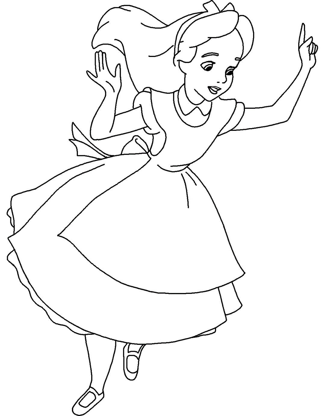 Alice In Wonderland Coloring Pages - Free Printable Coloring Pages for Kids