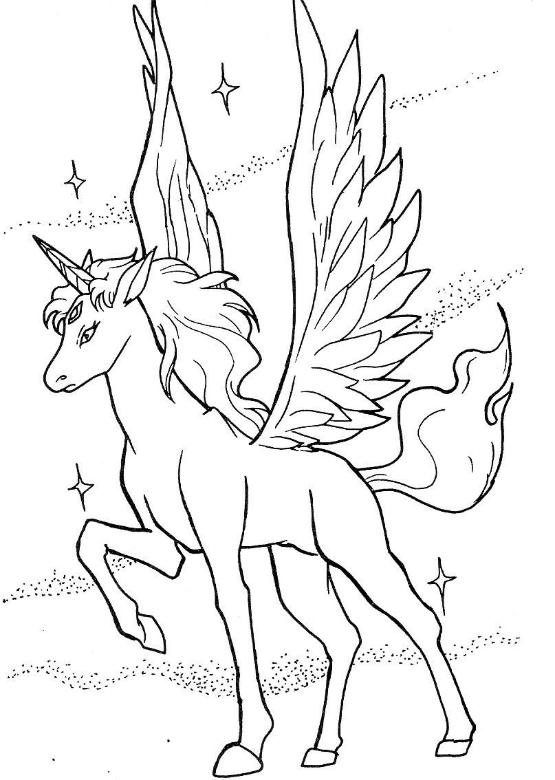 little unicorn coloring page free printable coloring pages for kids