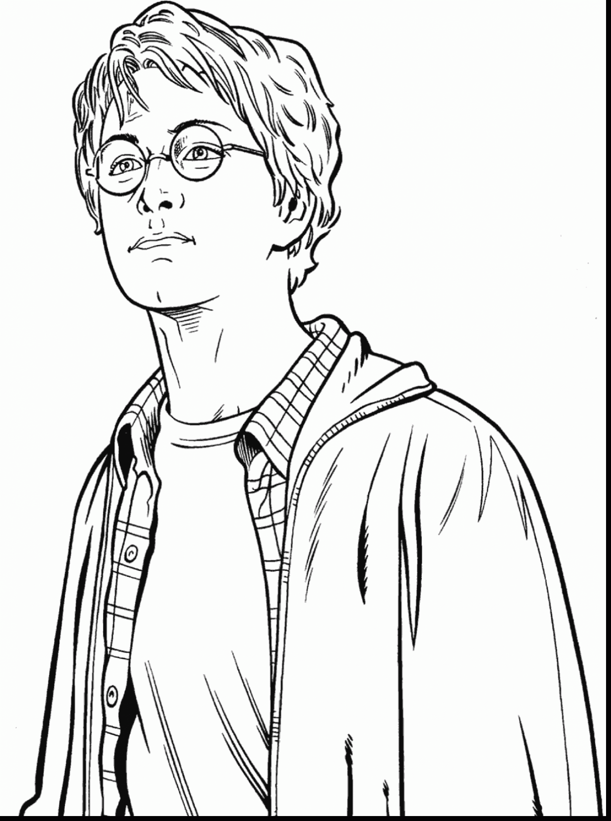 Cool Harry Potter Coloring Page   Free Printable Coloring Pages ...