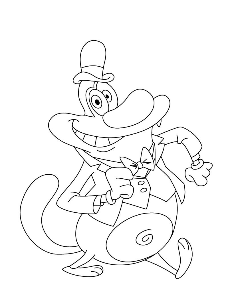 Oggy Coloring Pages - Free Printable Coloring Pages for Kids