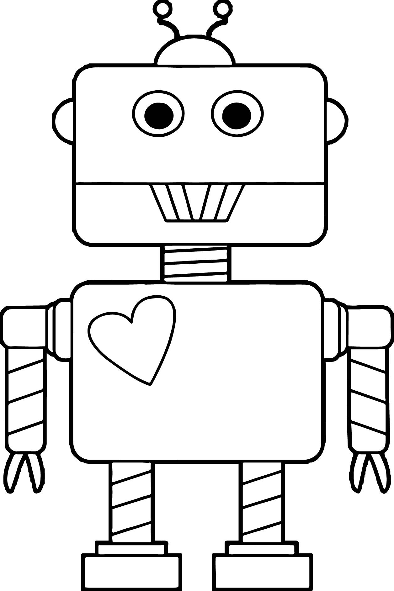 Lego Robot Coloring Page - Free Printable Coloring Pages for Kids
