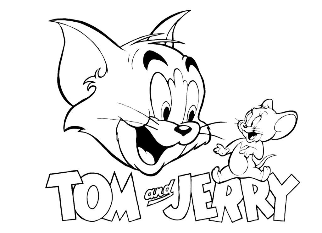 Tom And Jerry Wallpaper Coloring Page - Free Printable Coloring Pages for  Kids
