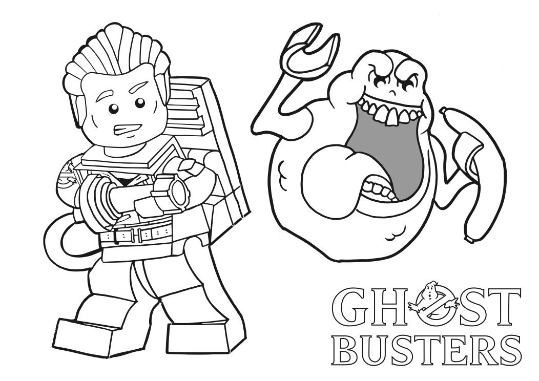 Lego Ghost Busters Coloring Page Free Printable Coloring Pages For Kids