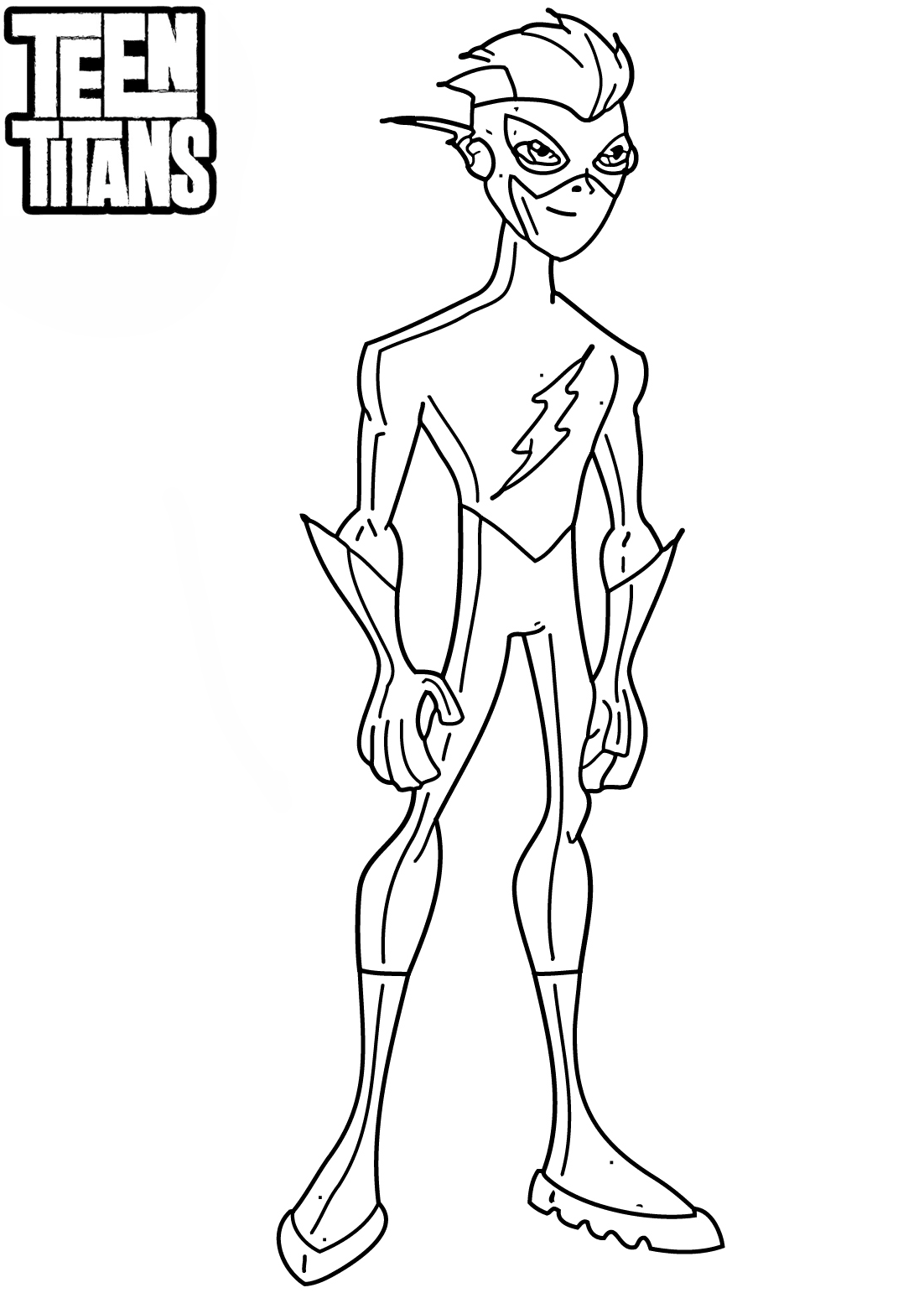 Teen Titan Is Tied Up Coloring Page - Free Printable Coloring Pages for