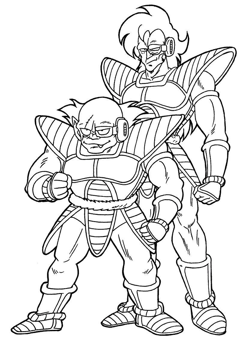 Download Bad Guys In Dragon Ball Coloring Page - Free Printable ...