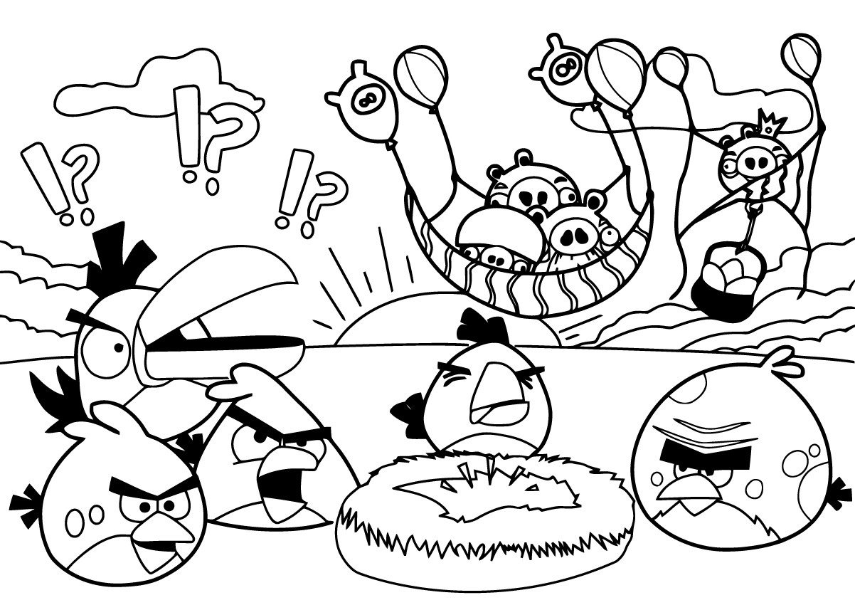 angry birds coloring pages peppa pig and friends coloring pages