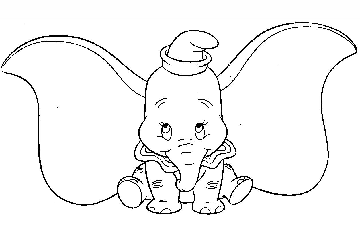 Dumbo Coloring Pages   Free Printable Coloring Pages for Kids