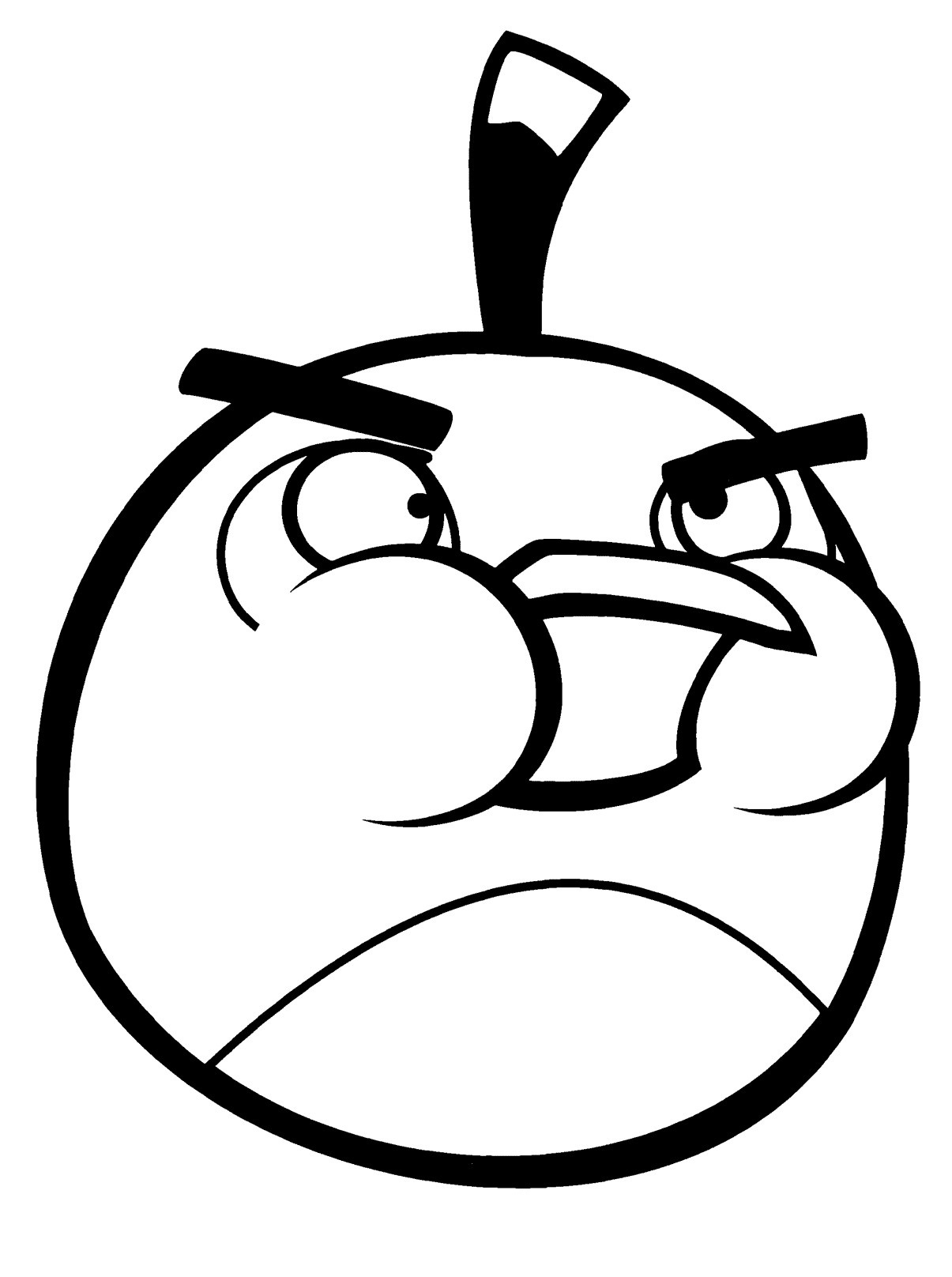 Angry Birds Coloring Pages   Free Printable Coloring Pages for Kids