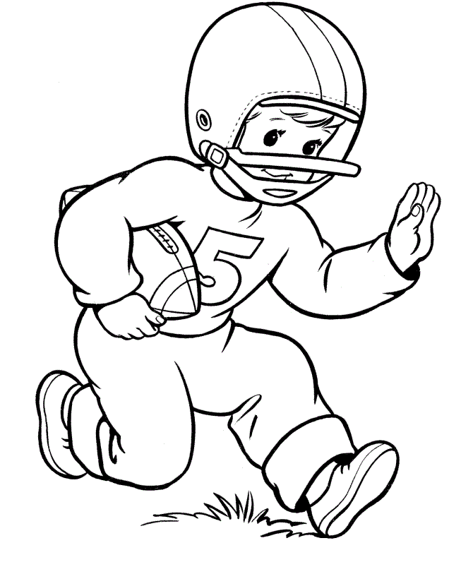 coloring pages for boys football ravens