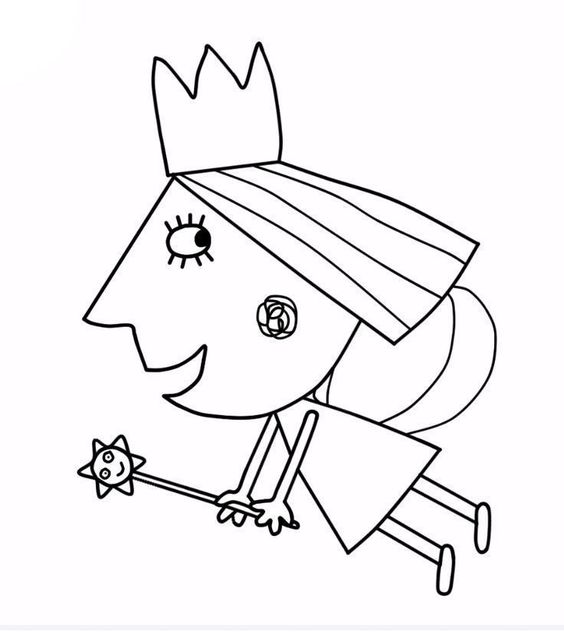 Holly Is Flying Coloring Page Free Printable Coloring Pages For Kids