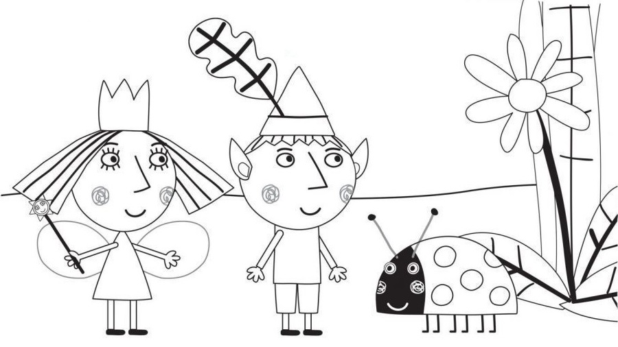 Ben And Holly s Little Kingdom Coloring Pages Ben And Holly s Little Kingdom Coloring Pages