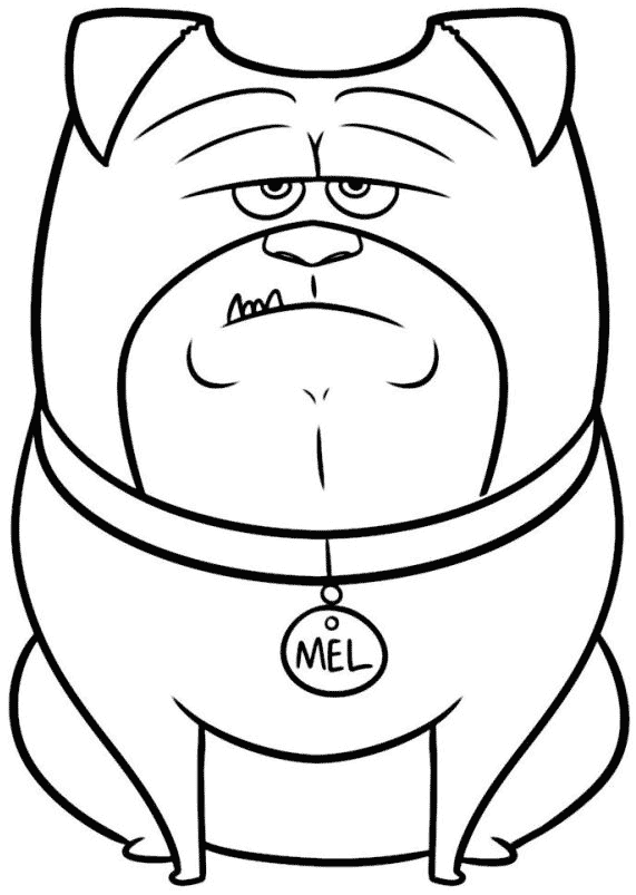 Mel Coloring Page - Free Printable Coloring Pages for Kids