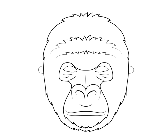 Gorilla Coloring Pages Free Printable Coloring Pages For Kids