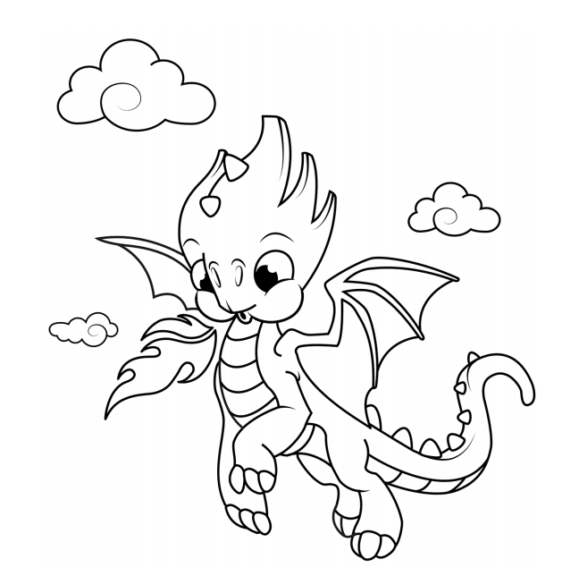 Hassy angivet fatning Dragon Coloring Pages - Free Printable Coloring Pages for Kids