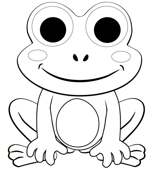 hello kitty cartoon frogs coloring pages