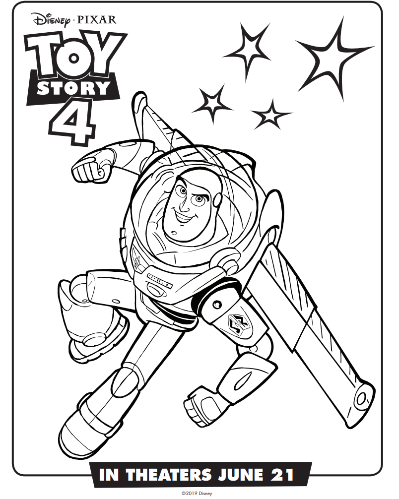 Coloring Pages Buzz Lightyear Free Printable Templates