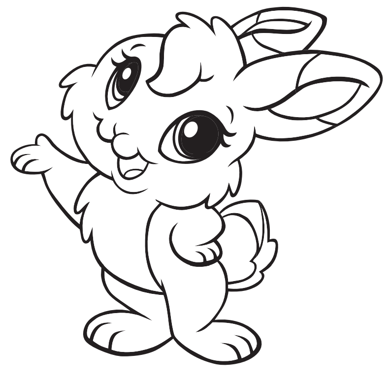  Cute Rabbit Coloring Pages  Latest HD