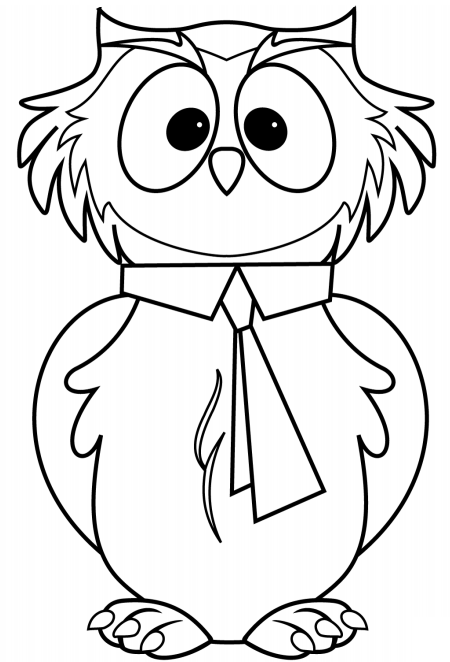   Owl Coloring Pages Online Best