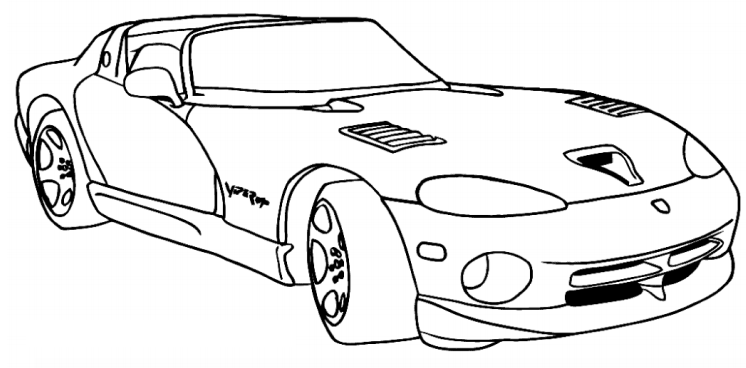 57 Viper Car Coloring Pages  Free