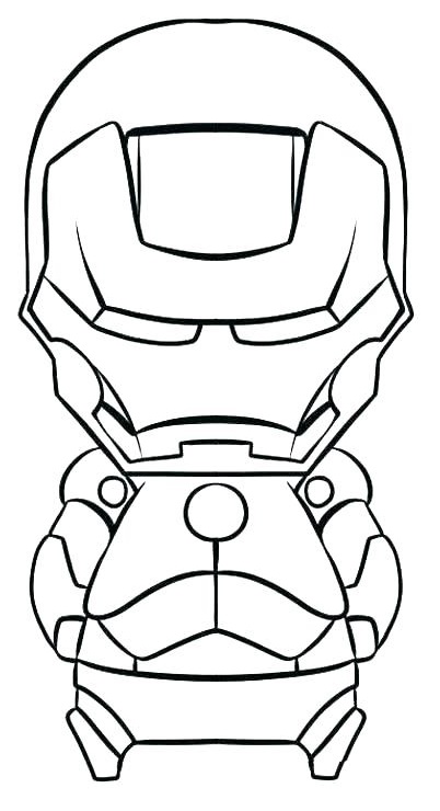chibi iron man coloring page  free printable coloring pages