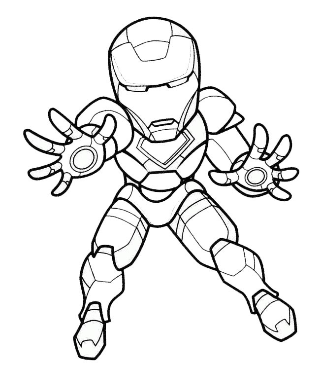 Download Small Iron Man Coloring Page - Free Printable Coloring ...