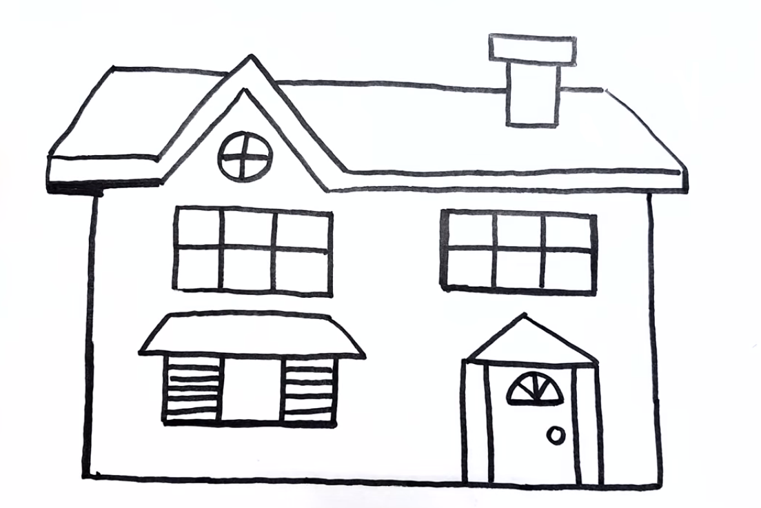 A House Coloring Page Free Printable Coloring Pages For Kids