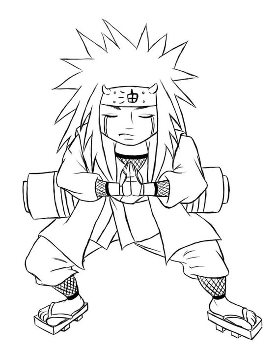 53  Jiraiya Naruto Coloring Pages  HD