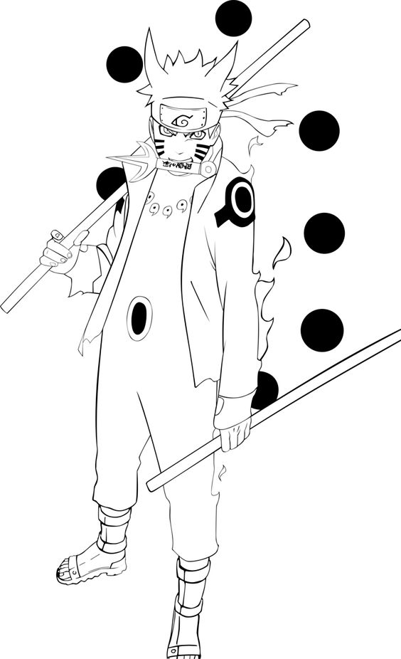 Download Naruto In Six Paths Sage Mode Coloring Page Free Printable Coloring Pages For Kids