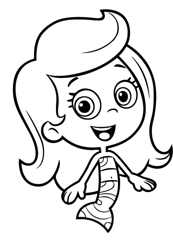 Happy Molly Coloring Page - Free Printable Coloring Pages for Kids