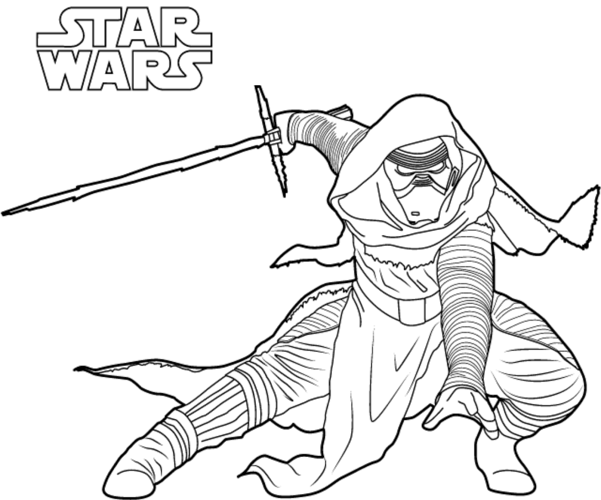 26+ Elegant Kylo Ren Coloring Pages That Wow