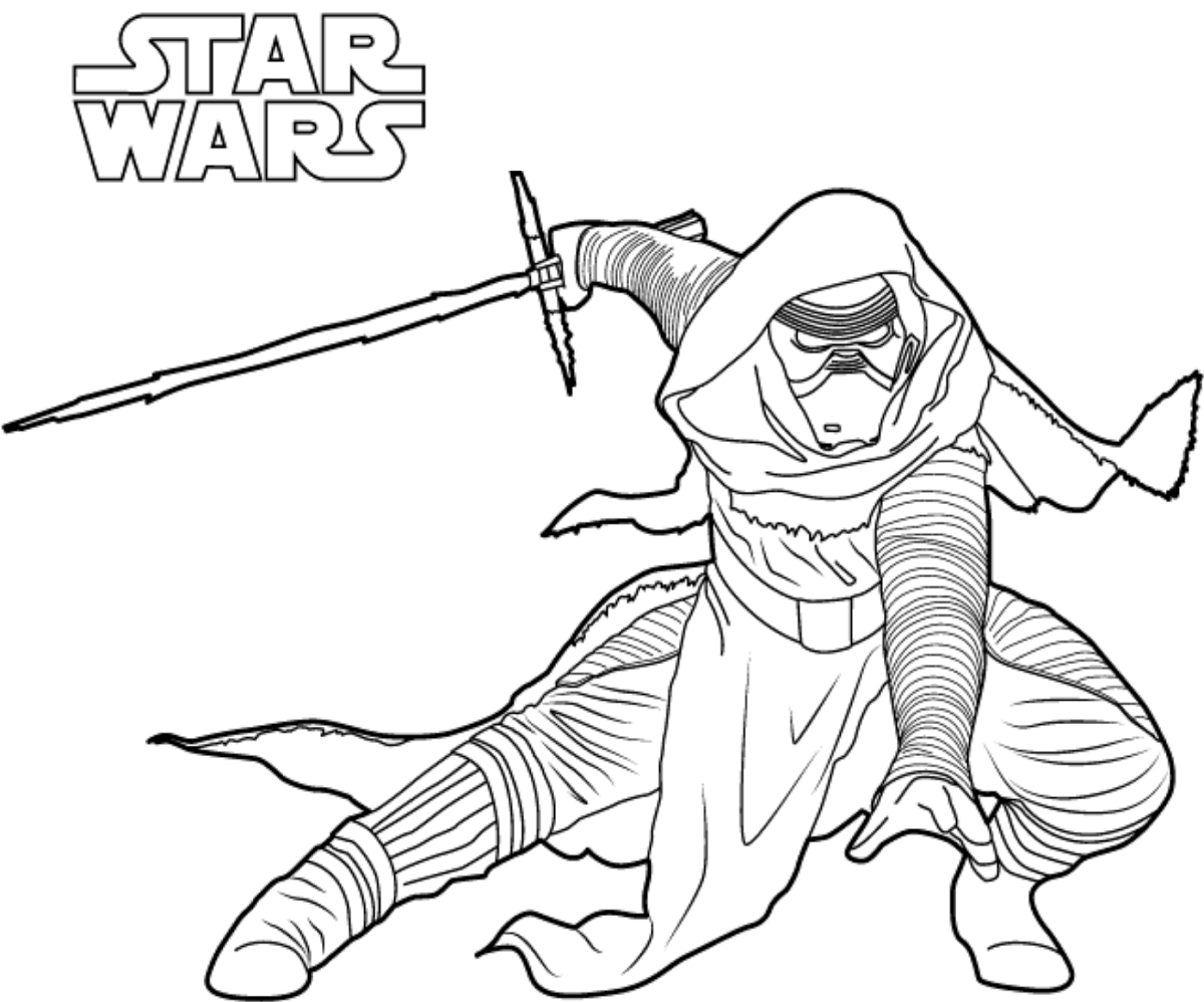 Kylo Ren Coloring Pages - Free Printable Coloring Pages ...