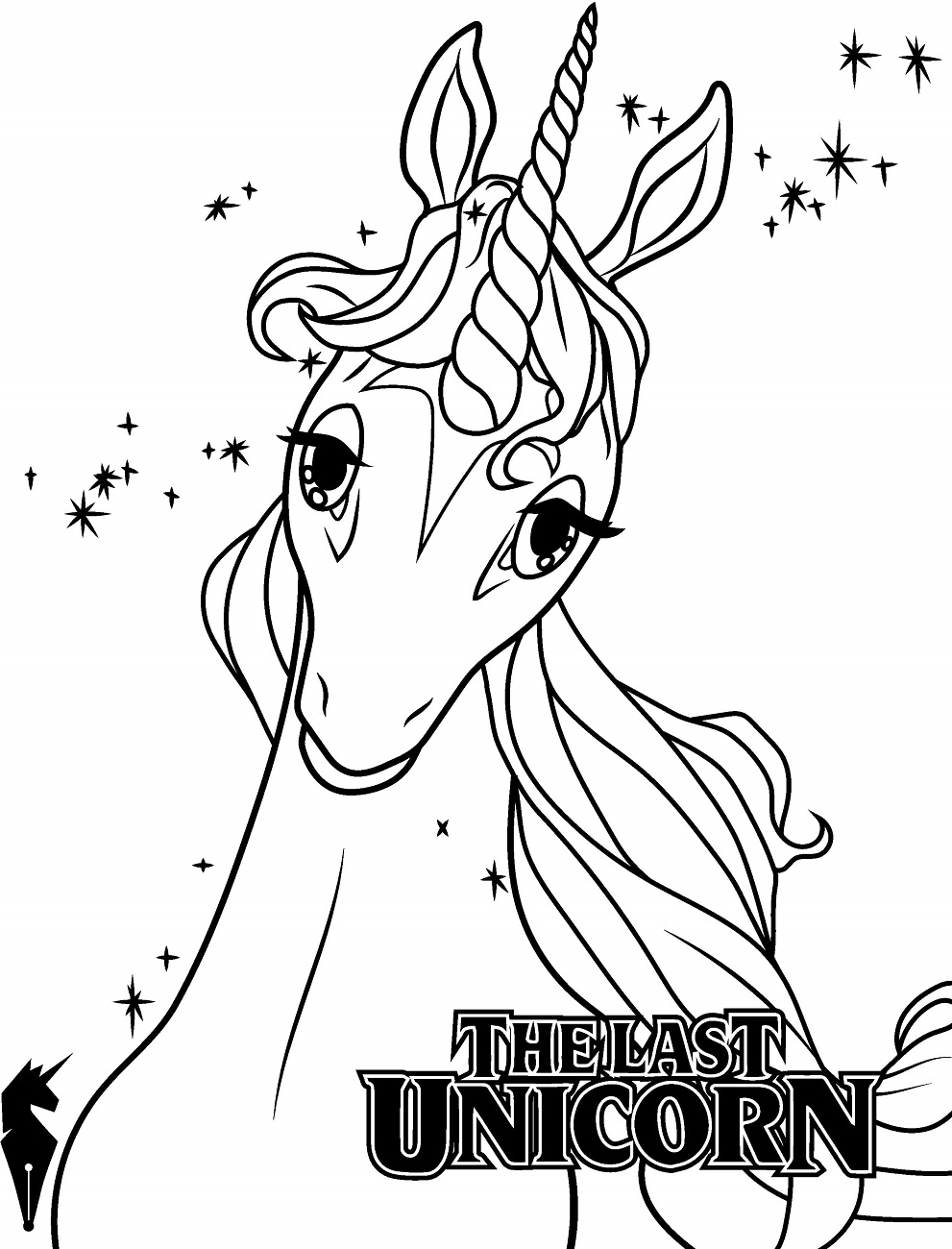The Last Unicorn Coloring Page   Free Printable Coloring Pages for ...
