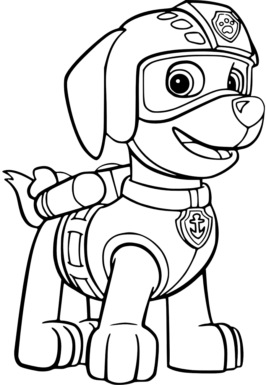 zuma coloring page pdf paw patrol