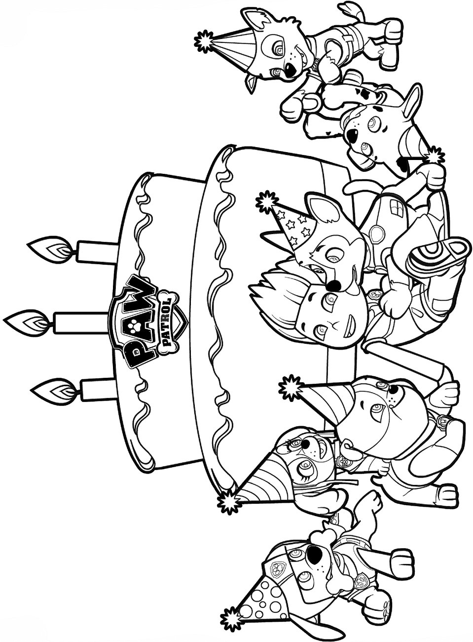 837 Animal Ryder Coloring Pages with Printable